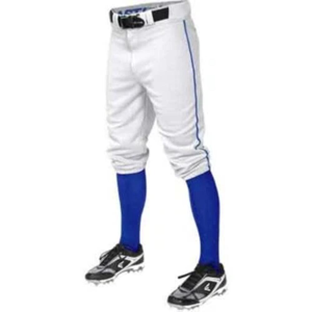 NWT Easton White Blue Piped Pro Knicker Baseball Pants Adults Size XXL
